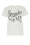Alexander Mcqueen Alexander Mc Queen Logo Print T Shirt In White