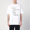 Alexander Mcqueen Text-print T-shirt Clothing In White
