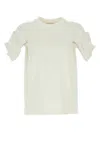 Alexander Mcqueen Alexander Mc Queen T Shirt With Ruffles