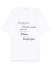 Alexander Mcqueen Text-print T-shirt Clothing In White