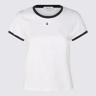 ALEXANDER MCQUEEN WHITE COTTON T-SHIRT