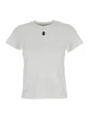 Alexander Mcqueen Monogram Crewneck T-shirt In White