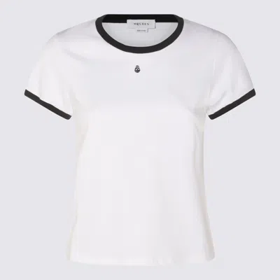 ALEXANDER MCQUEEN ALEXANDER MCQUEEN WHITE COTTON T-SHIRT
