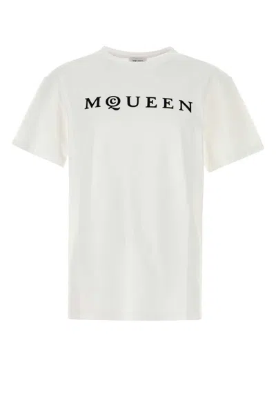 Alexander Mcqueen White Cotton T-shirt