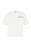 Alexander Mcqueen Timeless Crew Neck T-shirt With Short Sleeves In White