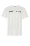 Alexander Mcqueen Logo Cotton T-shirt In White