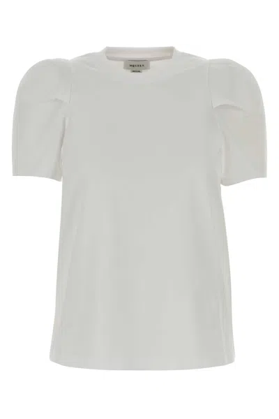 ALEXANDER MCQUEEN WHITE COTTON T-SHIRT