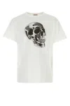 Alexander Mcqueen White Cotton T-shirt In White