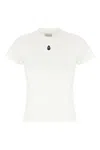 Alexander Mcqueen Cut And Sew T-shirt In Optical White