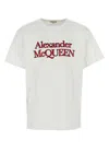 ALEXANDER MCQUEEN WHITE COTTON T-SHIRT