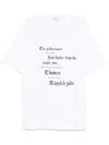 Alexander Mcqueen Text-print T-shirt Clothing In White