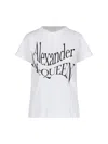 Alexander Mcqueen Alexander Mc Queen Logo Print T Shirt In White