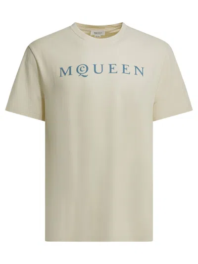 ALEXANDER MCQUEEN ALEXANDER MCQUEEN WHITE COTTON T-SHIRT