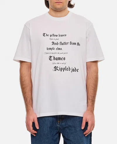 ALEXANDER MCQUEEN WHITE CREWNECK T-SHIRT
