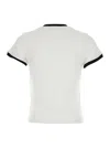 Alexander Mcqueen Crew Neck Contrast Trim In White