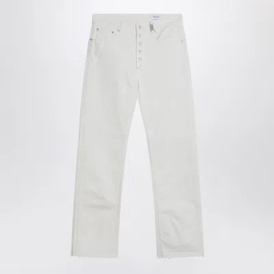ALEXANDER MCQUEEN ALEXANDER MCQUEEN WHITE DENIM TROUSERS
