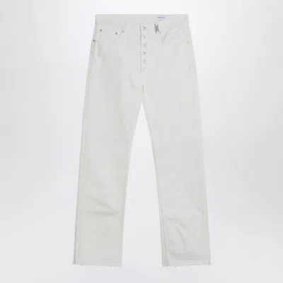 ALEXANDER MCQUEEN ALEXANDER MCQUEEN  WHITE DENIM TROUSERS