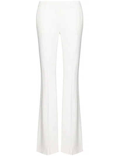Alexander Mcqueen White Flared Trousers