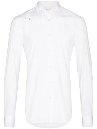 ALEXANDER MCQUEEN WHITE HARNESS SHIRT