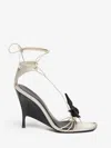 Alexander Mcqueen White In Ivory/black