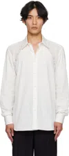 Alexander Mcqueen White Lace Harness Shirt In White
