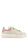 Alexander Mcqueen White Lace Up Sneakers In Neutral