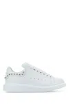 Alexander Mcqueen Leather Sneakers With Platform Sole And Stud Embellishments