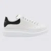 Alexander Mcqueen White Leather Sneakers In White