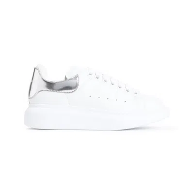 ALEXANDER MCQUEEN ALEXANDER MCQUEEN WHITE LEATHER SNEAKERS