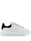 Alexander Mcqueen Black And White Low Top Sneakers With Logo Lettering On The Tongue And Contrasting Heel With Logo Le
