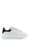 Alexander Mcqueen Black And White Low Top Sneakers With Logo Lettering On The Tongue And Contrasting Heel With Logo Le