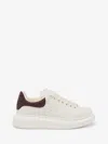 Alexander Mcqueen Oversize Leather Sneakers With Back Contrasting Patch