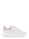 Alexander Mcqueen Oversized Leather Sneakers With Chunky Sole And Logo Detail In Pink