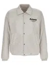 Alexander Mcqueen Man Jacket Light Grey Size 40 Polyester In White