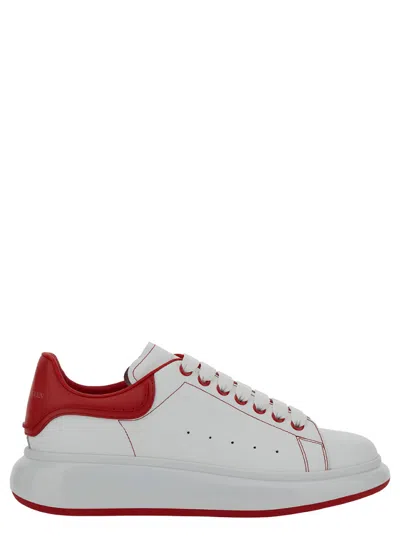 Alexander Mcqueen Sneaker Pelle In White