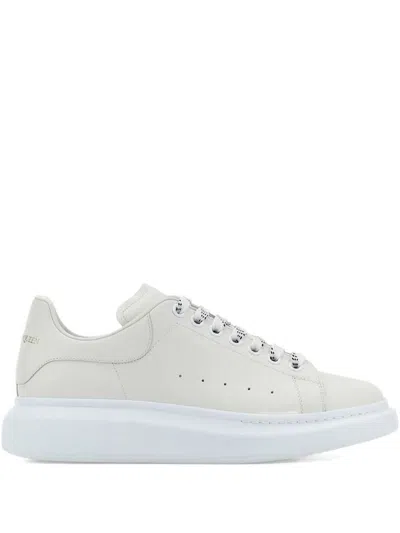 Alexander Mcqueen White 'oversize' Leather Sneakers