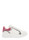 Alexander Mcqueen Leather Oversized Sneakers In White