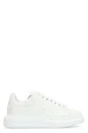 Alexander Mcqueen Women Leather Upper And Rubber Sole Sneaker In White