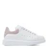 Alexander Mcqueen White Patchouli Leather Sneakers In White