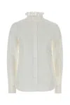 Alexander Mcqueen White Poplin Shirt