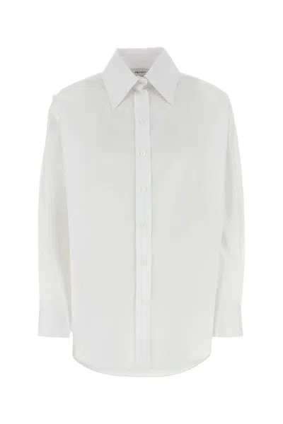 ALEXANDER MCQUEEN WHITE POPLIN SHIRT