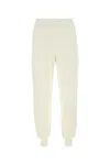 Alexander Mcqueen Graffiti Print Cotton Joggers In White