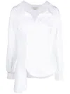 Alexander Mcqueen White Regular Solid Shirt In Multi