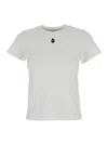 Alexander Mcqueen Monogram Crewneck T-shirt In White