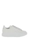 Alexander Mcqueen White Sneakers With Logo Lettering On The Rear And Oversize Rubber Sole In Leather Man