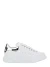Alexander Mcqueen White Sneakers With Logo Patch On The Tongue And Embossed Logo On The Heel In Leather Woman In White