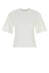 Alexander Mcqueen White Stretch Cotton T-shirt In White