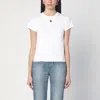 Alexander Mcqueen Monogram Crewneck T-shirt In White