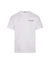ALEXANDER MCQUEEN WHITE T-SHIRT WITH TWO-TONE LOGO