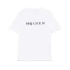 Alexander Mcqueen Logo Cotton T-shirt In White